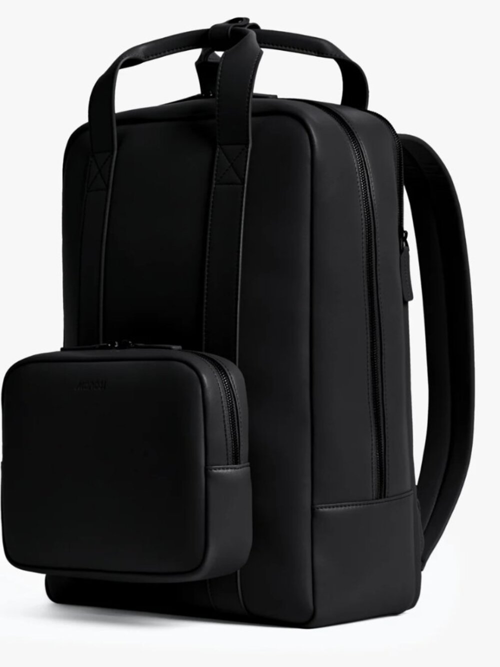 monos metro vegan leather backpack